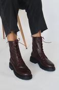 Wonders - A-4313 Burgundy Doc Laced Boot image