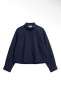 Anna - Navy Cropped Shirt image