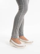 Ara - 50664 Cream and Gold Wedge Shoe