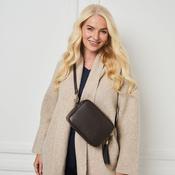 Elie Beaumont - Brown Crossbody Extra Strap Included image