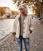 Anna - Ecru Reversible Jacket
