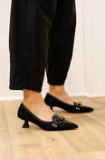 Lodi - A-Casion Black Kitten Heel Court image