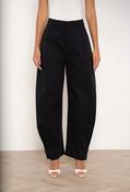 Anna - Black Balloon Trousers
