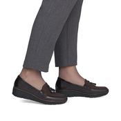 Rieker - 53771 Brown Wedge Loafer image