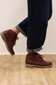 Jose Saenz - 2082 Rural Burgundy Ankle Boot image