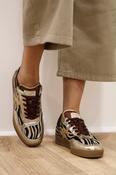 Another Trend - A03490 [Platino] Gold &amp; Zebra Trainer