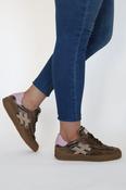 Another Trend - A032 [Tostado] Taupe Suede Trainer