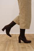 Xti - 146387 Brown Sock Knee High Boot image