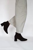 Wonders - I-9013 Brown Suede V Ankle Boot image