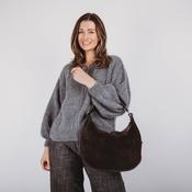 Elie Beaumont - Crescent Brown Shoulder Bag image