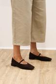 Rachels - MARE25 Brown Suede Mary Jane Pump image