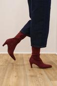 Lodi - A-Oisris Burgundy Sock Knee Boot image