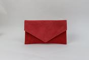 Rachels - Red Suede Clutch image