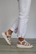 Xti - 145238 Cream Gladiator Sandal image