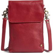 Depeche - 16044 Red Leather   Phone Bag