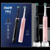 Oral-B PRO 3 Duo Pack Crossaction Black + Pink image
