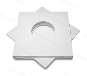 50 Pack of 7" White Poly-Lined Vinyl Protective Inner Sleeves