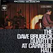The Dave Brubeck Quartet - At Carnegie Hall (Vol. 2) (Japan) 1963