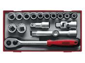 TengTools 17PC 1/2" Drive Socket Set TT1218 image