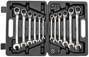 Gedore Combination ratchet wrench set 16 pieces 8-19 mm R07203016