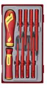 TengTools Insulated Screwdriver Set interchangeable blades TT1 10pc