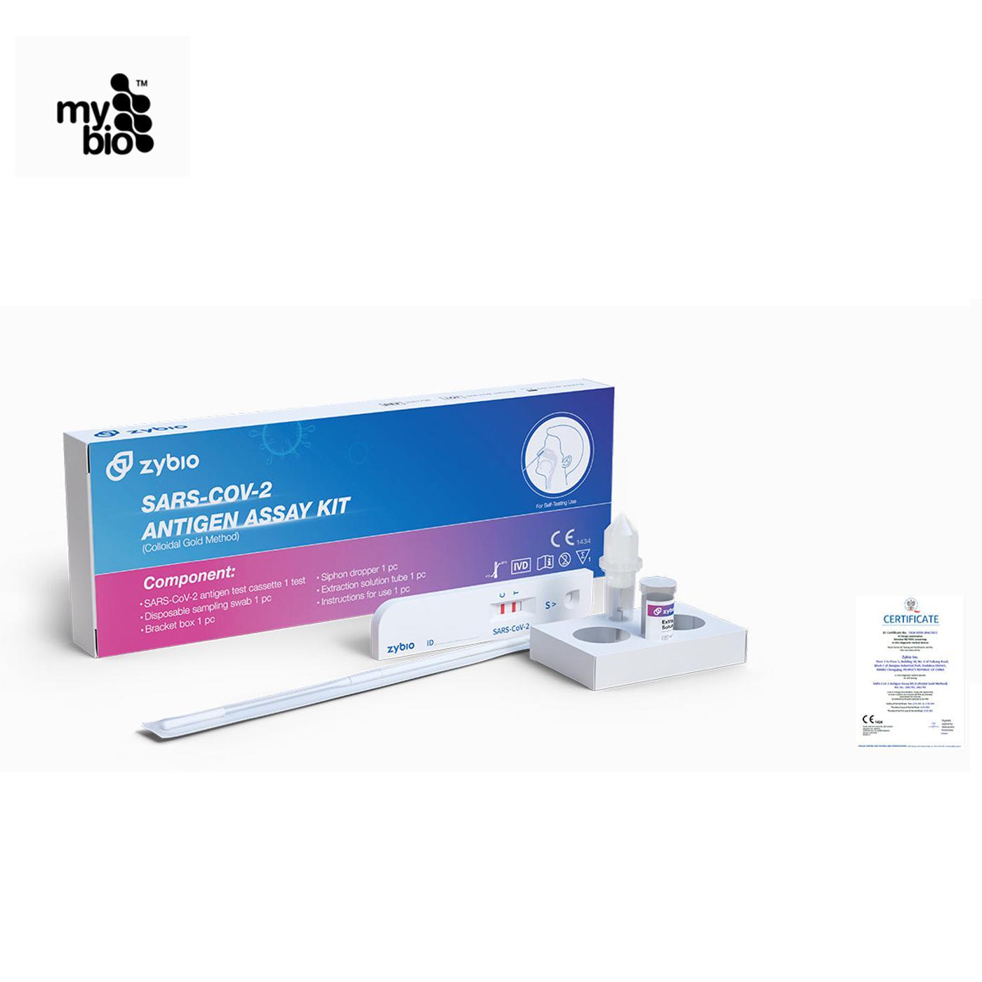 ZyBio SARSCoV2 Antigen Test (Home SelfTest) Single Test (CEIVD