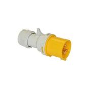 Pre Pack 16a 110v Plug - Yellow