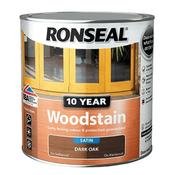 Ronseal 10 Year Woodstain-Dark Oak-750ml