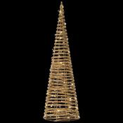 Micro LED Wicker Cone – 90cm