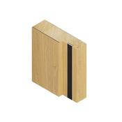 30 Minute Fire Rated Rebated Door Frame - Prefinished Oak - 133mm