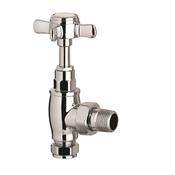 Pair Traditional Angled Radiator Valves