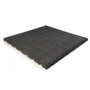 Rubber Tiles 50cm x 50cm x 25mm - Black