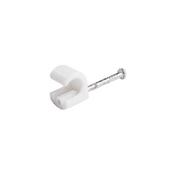 Cable Clips - White, 7mm x 10mm image