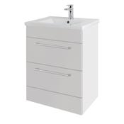 Cesena Vanity Unit &amp; Basin - Gloss White, H: 880mm X W: 510mm x D:395mm image