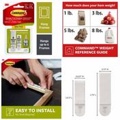 3M Command Pic Hanging Strips 4s/8m 3m
