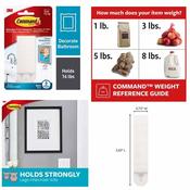 Command Picture Hanging Strips White | Large Pk4