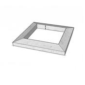 Concrete Chimney Cap Single 28x28
