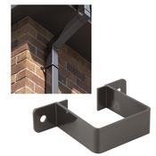 Guttering Downpipe Bracket Square Flow - Black