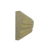 Dado Rail White Hardwood 70mm X 19mm x 2.4 metres