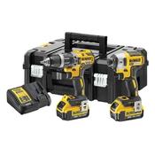 DeWalt DCK266M2T 18v XR Brushless Twin Pack (Combi drill, Impact Driver and 2 x batteries) image