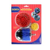 Dosco 3 Piece Power Drill Cleaning Brush Set image