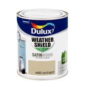 Dulux Satinwood Exterior Paint for wood &amp; metal - Wild Orchard, 750ml image