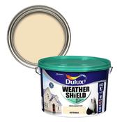 Dulux Weathershield Exterior Paint - Buttermilk, 10 Litres image