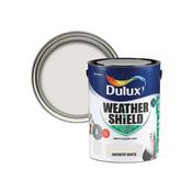 Dulux Weathershield Exterior Paint - Inisheer White, 5 Litres image