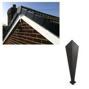 Fascia Finial PVC - Black