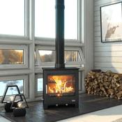 Henley Severn 8kW Multi-Fuel Eco Stove - optional logstore image
