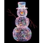 LED Soft Acrylic Snowman Multi-Coloured – 90cm