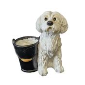 Maltese Dog Puppy Planter image