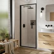 Merlyn 6 Series Sleek Bifold Shower Door-Matt Black-760mm