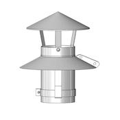 Mi-Flues System 35 Pot Hangers with Cowl - 150mm